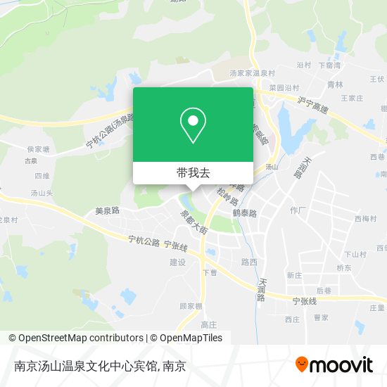 南京汤山温泉文化中心宾馆地图