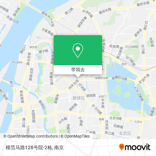 模范马路128号院-2栋地图