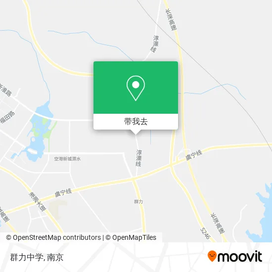 群力中学地图