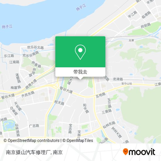 南京摄山汽车修理厂地图