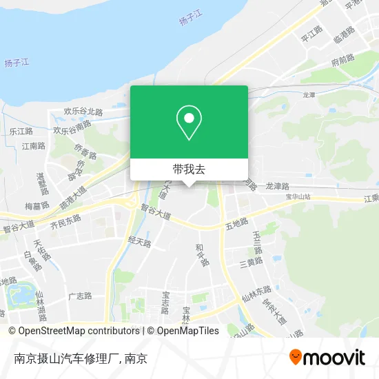 南京摄山汽车修理厂地图