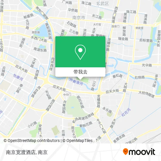 南京宽渡酒店地图