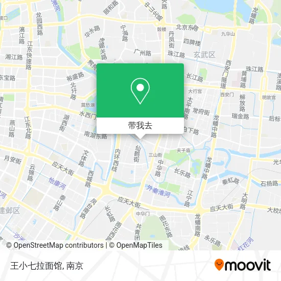 王小七拉面馆地图