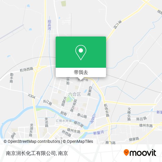 南京润长化工有限公司地图
