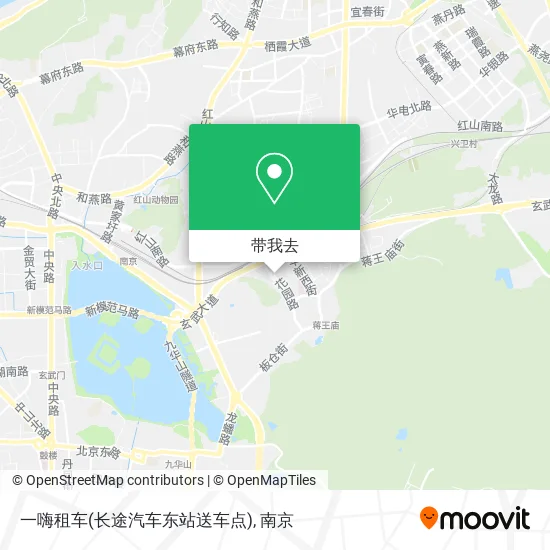 一嗨租车(长途汽车东站送车点)地图