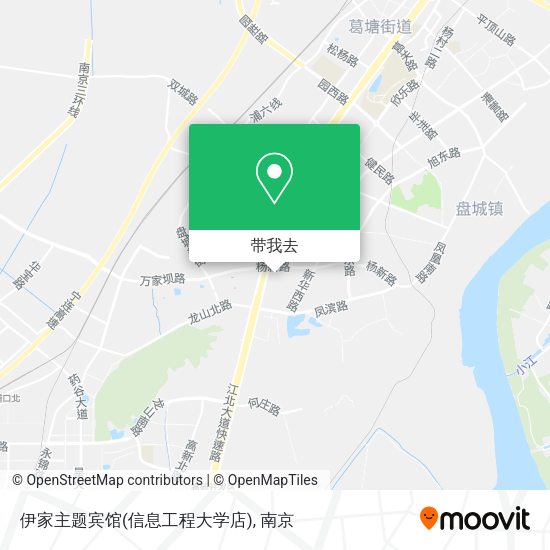 伊家主题宾馆(信息工程大学店)地图