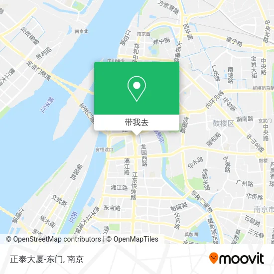 正泰大厦-东门地图