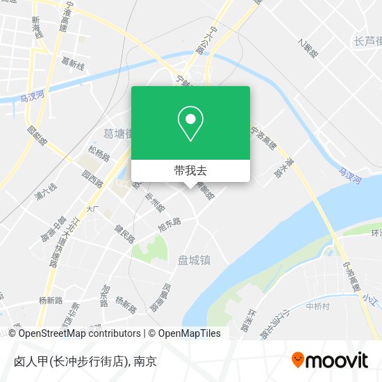 卤人甲(长冲步行街店)地图