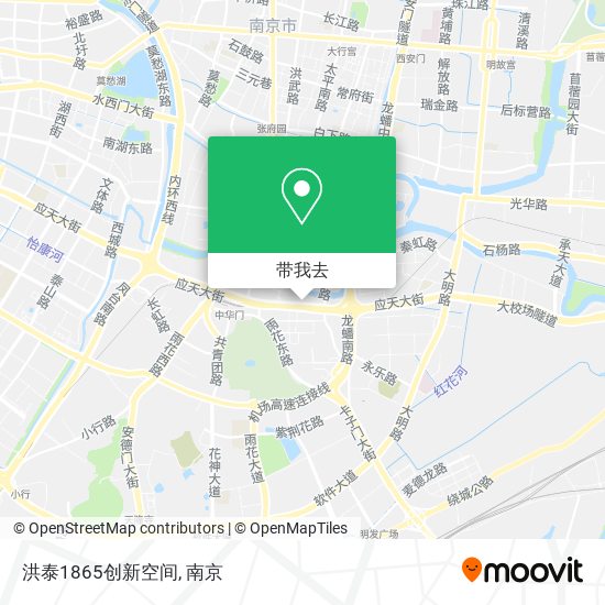 洪泰1865创新空间地图