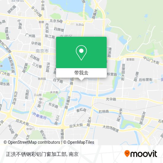 正洪不锈钢彩铝门窗加工部地图