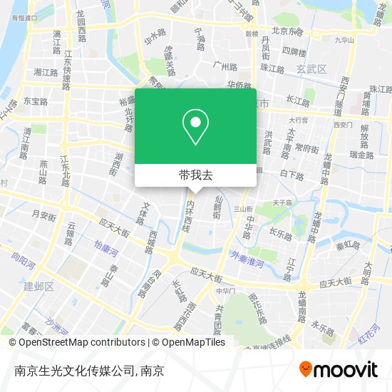 南京生光文化传媒公司地图