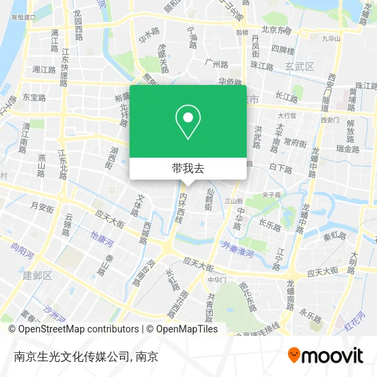 南京生光文化传媒公司地图