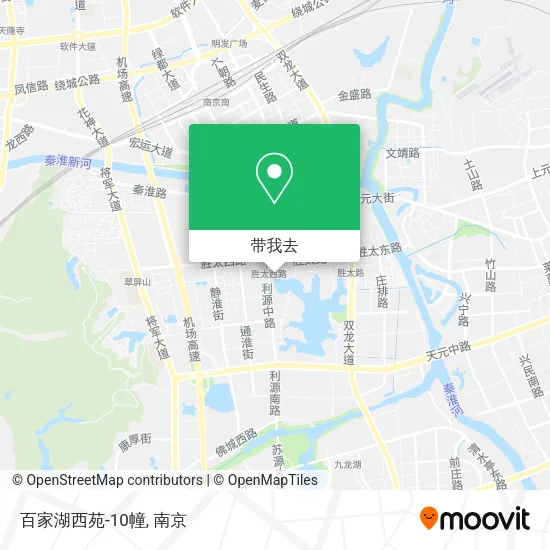 百家湖西苑-10幢地图