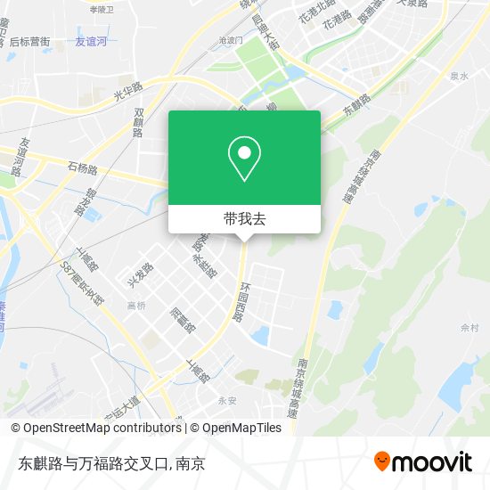 东麒路与万福路交叉口地图