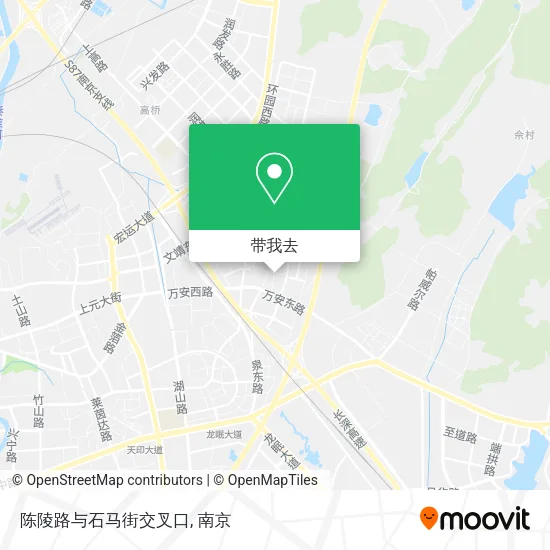 陈陵路与石马街交叉口地图