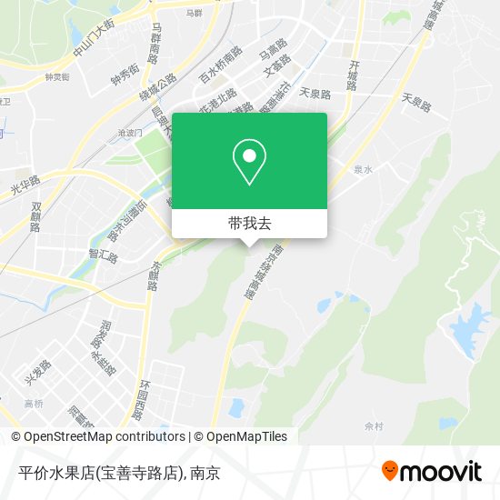 平价水果店(宝善寺路店)地图