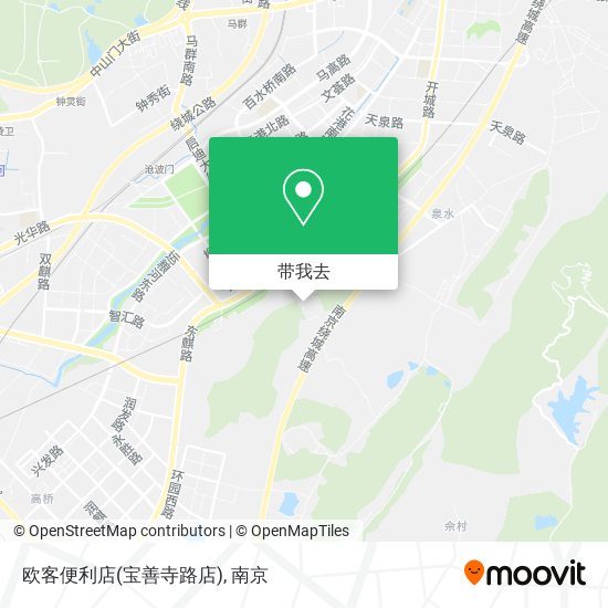 欧客便利店(宝善寺路店)地图