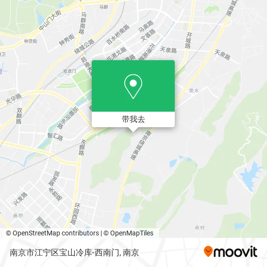 南京市江宁区宝山冷库-西南门地图