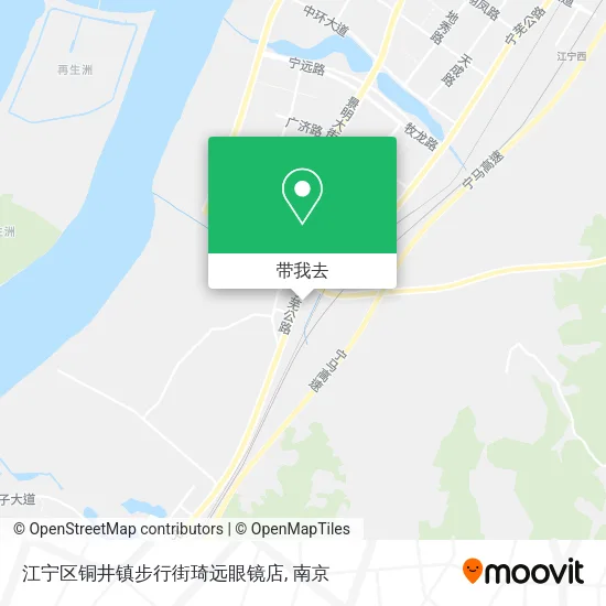 江宁区铜井镇步行街琦远眼镜店地图