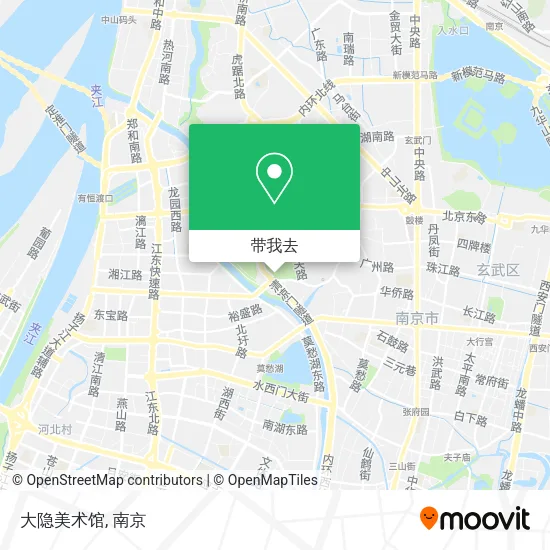 大隐美术馆地图
