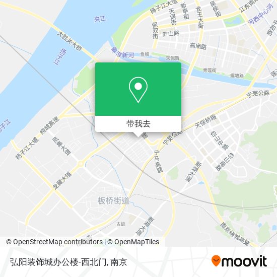 弘阳装饰城办公楼-西北门地图