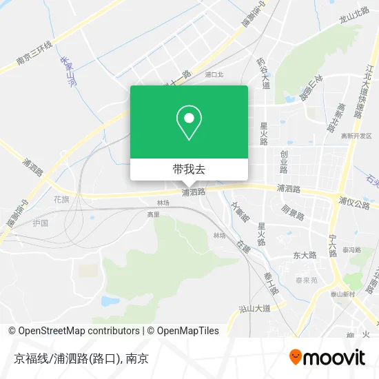 京福线/浦泗路(路口)地图