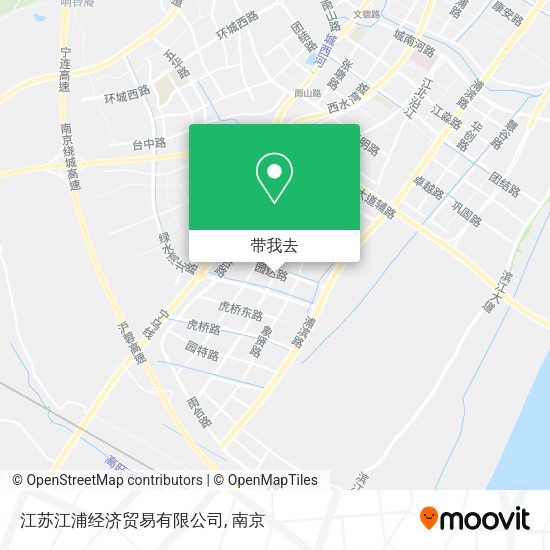 江苏江浦经济贸易有限公司地图