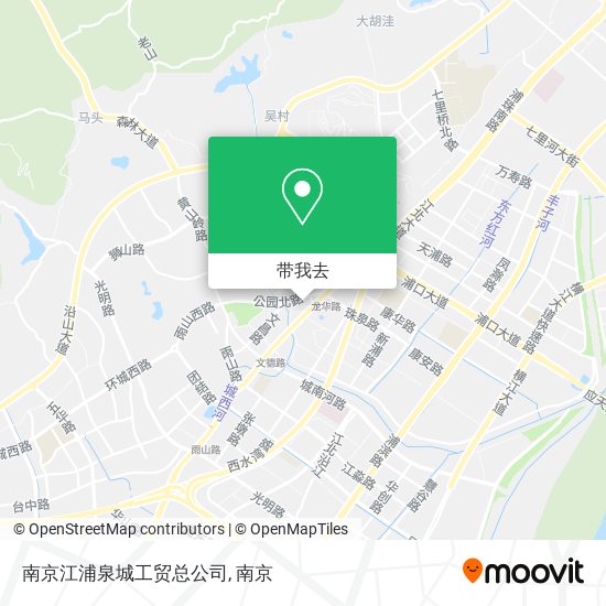 南京江浦泉城工贸总公司地图
