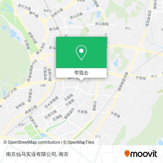 南京仙马实业有限公司地图