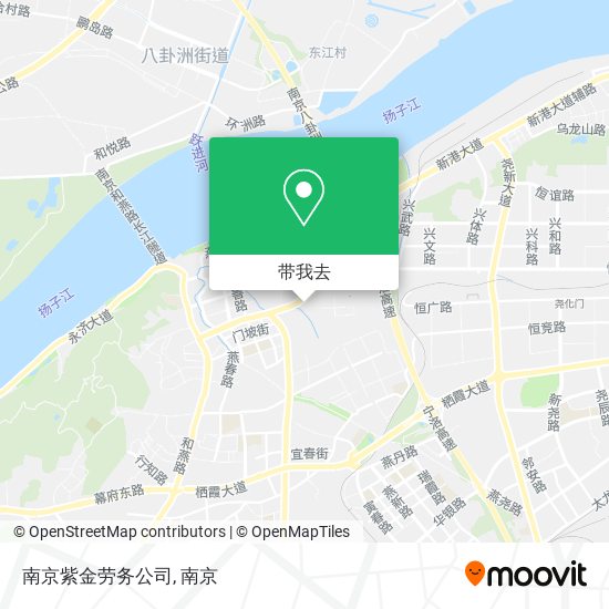 南京紫金劳务公司地图