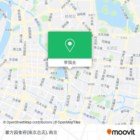 馨方园食府(南京总店)地图