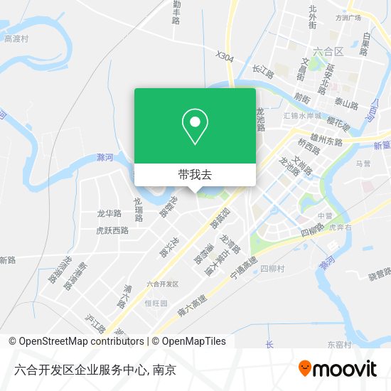 六合开发区企业服务中心地图