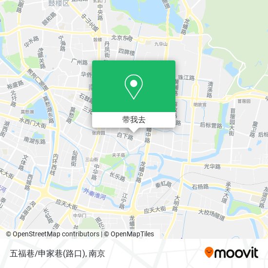 五福巷/申家巷(路口)地图