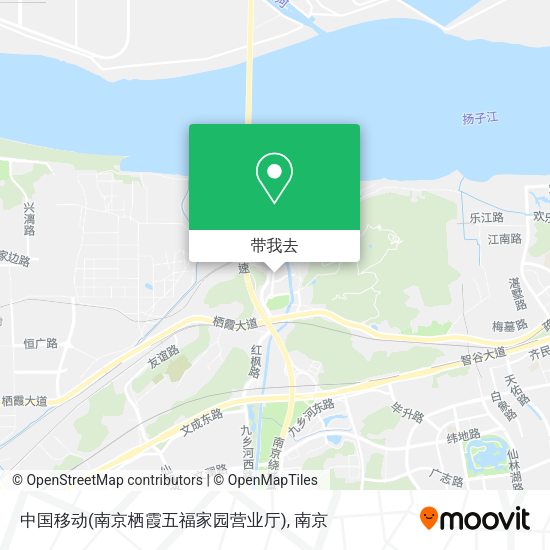 中国移动(南京栖霞五福家园营业厅)地图