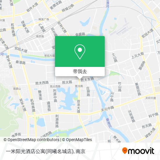 一米阳光酒店公寓(同曦名城店)地图