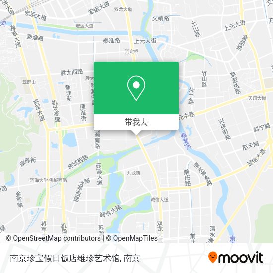 南京珍宝假日饭店维珍艺术馆地图