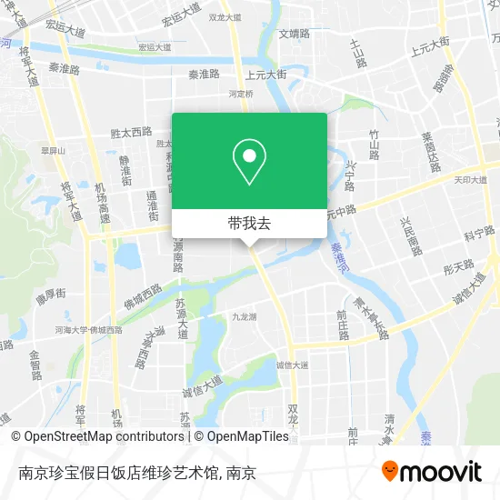 南京珍宝假日饭店维珍艺术馆地图
