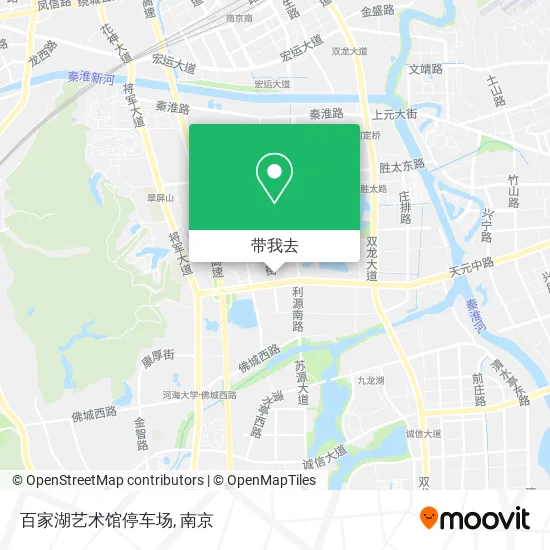 百家湖艺术馆停车场地图