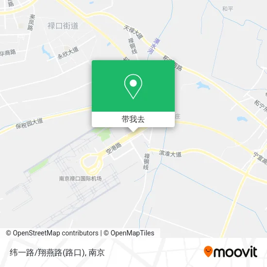 纬一路/翔燕路(路口)地图