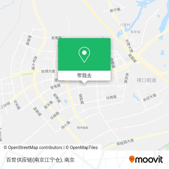 百世供应链(南京江宁仓)地图