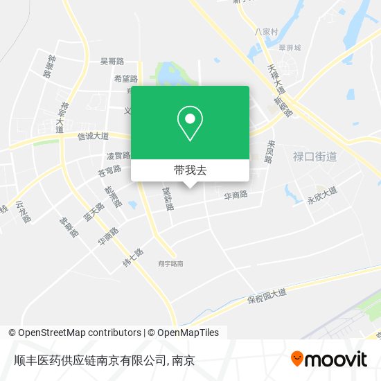 顺丰医药供应链南京有限公司地图