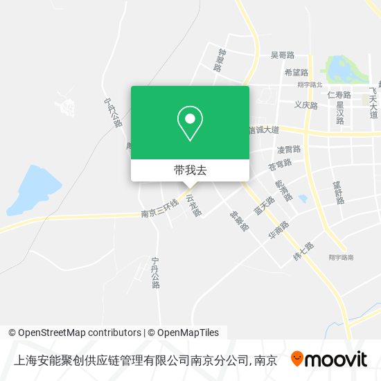 上海安能聚创供应链管理有限公司南京分公司地图