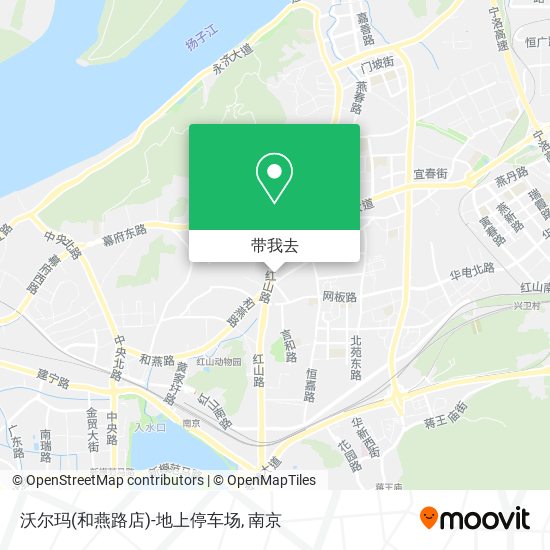 沃尔玛(和燕路店)-地上停车场地图