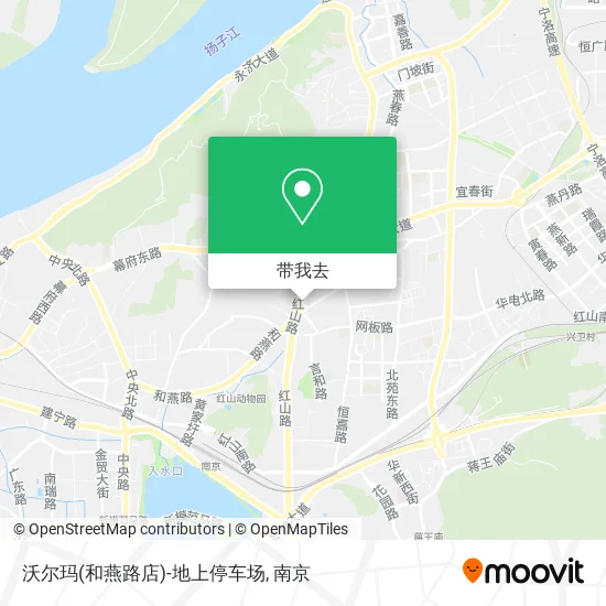 沃尔玛(和燕路店)-地上停车场地图