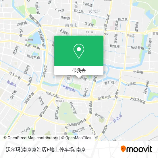 沃尔玛(南京秦淮店)-地上停车场地图