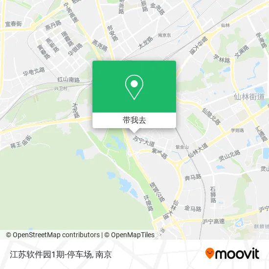 江苏软件园1期-停车场地图