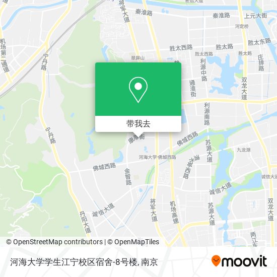 河海大学学生江宁校区宿舍-8号楼地图