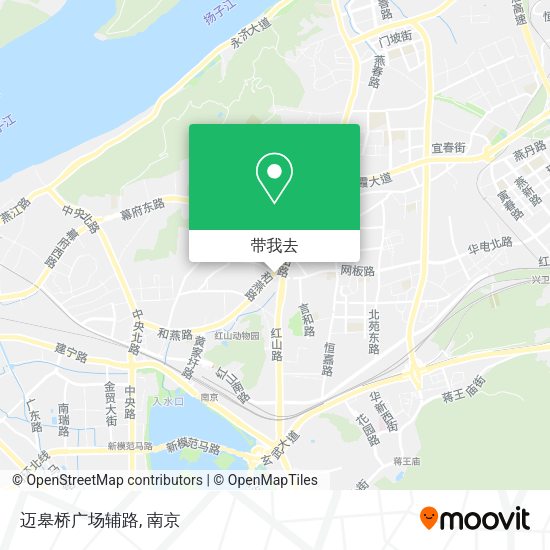 迈皋桥广场辅路地图