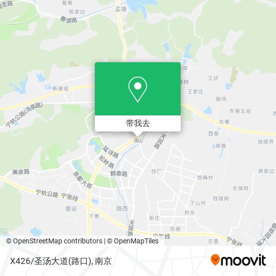 X426/圣汤大道(路口)地图