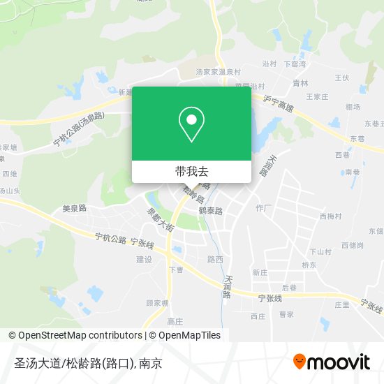 圣汤大道/松龄路(路口)地图